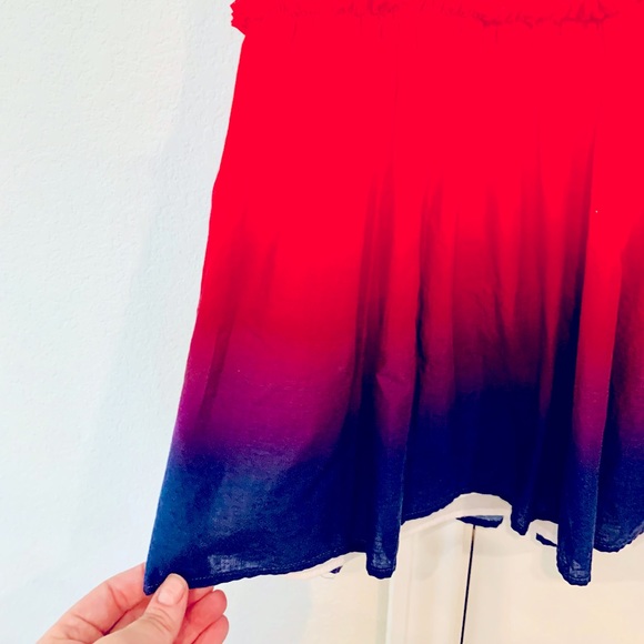 NEW Dillards Bonnie Jean Aleah Dress Dip Dyed Tie Tassel Straps Size 7 - Picture 9 of 12